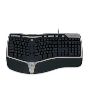 Microsoft | B2M-00006 | Natural Ergonomic Keyboard 4000 | Multimedia | Wired | EN | 1.53 m | Black | English | 1.3 g