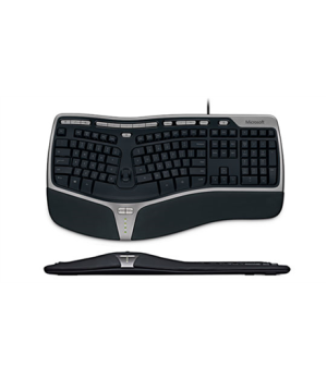 Microsoft | B2M-00006 | Natural Ergonomic Keyboard 4000 | Multimedia | Wired | EN | 1.53 m | Black | English | 1.3 g