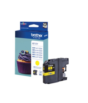 Brother LC123Y | Ink Cartridge | Yellow