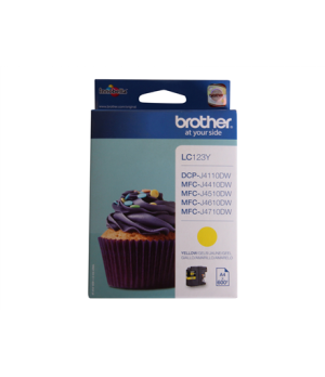 Brother LC123Y | Ink Cartridge | Yellow