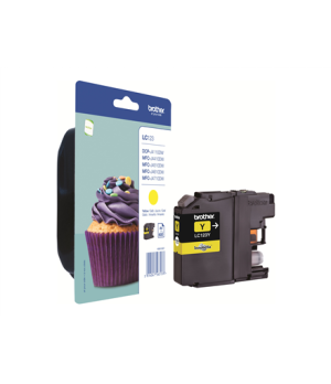 Brother LC123Y | Ink Cartridge | Yellow