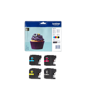 Brother LC-123 | Ink Cartridge | Black, Cyan, Magenta, Yellow