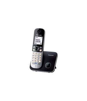 Panasonic | Cordless | KX-TG6811FXB | Built-in display | Caller ID | Black | Conference call | Phonebook capacity 120 entries | 