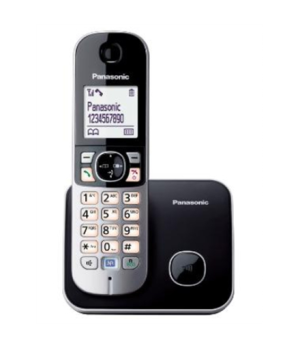 Panasonic | Cordless | KX-TG6811FXB | Built-in display | Caller ID | Black | Conference call | Phonebook capacity 120 entries | 