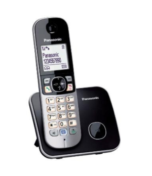 Panasonic | Cordless | KX-TG6811FXB | Built-in display | Caller ID | Black | Conference call | Phonebook capacity 120 entries | 