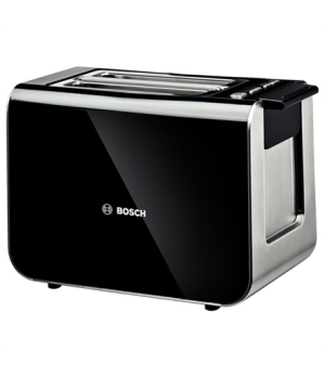 Toaster Bosch | TAT8613 | Power 860 W | Number of slots 2 | Housing material Stainless steel | Black