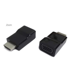 Gembird | HDMI to VGA adapter, single port | Black | HDMI | VGA
