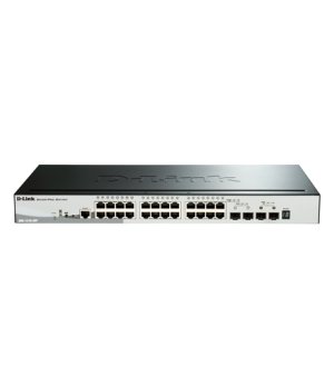 D-Link | Switch | DGS-1510-28P | Web Management | Rack mountable | Gigabit Ethernet (copper) ports quantity 24 | SFP ports quant