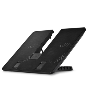 Deepcool | U-Pal | Notebook stand- cooler up to 19" | Black