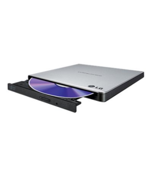 H.L Data Storage | Ultra Slim Portable DVD-Writer | GP57ES40 | Interface USB 2.0 | DVD±R/RW | CD read speed 24 x | CD write spee