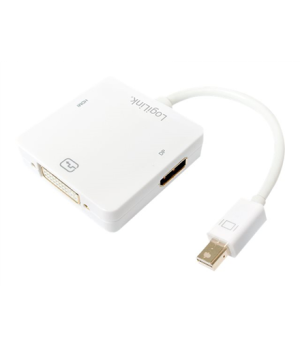 Logilink White | Mini DisplayPort | DVI/DisplayPort/HDMI | CV0045