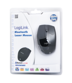 Logilink | Maus Laser Bluetooth mit 5 Tasten | Bluetooth Laser Mouse | wireless | Black