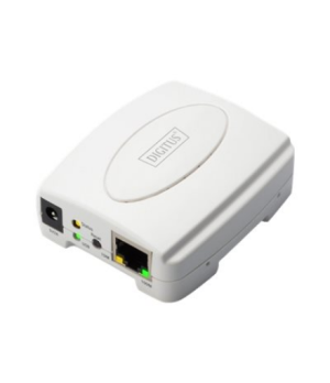 Digitus | USB Print Server, 1-Port 1x RJ45, 1x USB A, USB 2.0 | DN-13003-2 | White