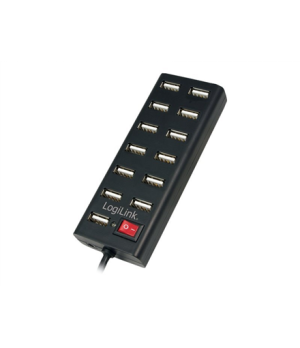 Logilink UA0126 USB Hub 13-Port USB2.0 with power adapter 3.5A, Logilink