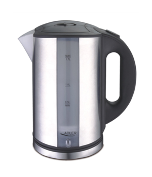 Adler | Kettle | AD 1216 | Standard | 2000 W | 1.7 L | Stainless steel | 360° rotational base | Stainless steel