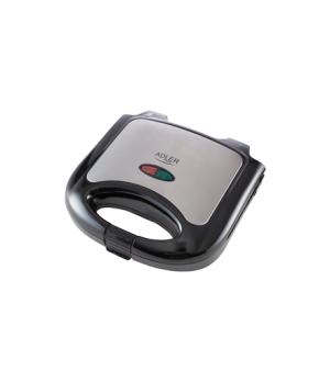 Adler | Sandwich maker | AD 3015 | 750  W | Number of plates 1 | Number of pastry 2 | Black