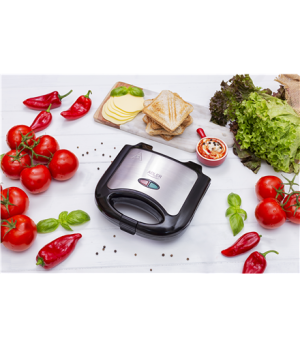 Adler | Sandwich maker | AD 3015 | 750  W | Number of plates 1 | Number of pastry 2 | Black