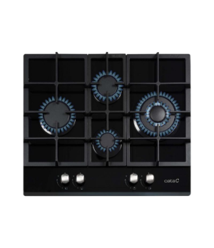 CATA | Hob | LCI 6031 B | Gas on glass | Number of burners/cooking zones 4 | Rotary knobs | Black