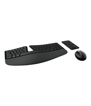 Microsoft | L5V-00021 | Sculpt Ergonomic Desktop Bundle | Multimedia | Wireless | Keyboard | Mouse included | Batteries included