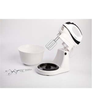 Adler | Mixer | AD 4206 | Mixer with bowl | 300 W | Number of speeds 5 | Turbo mode | White