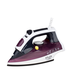 Iron | Adler | AD 5022 | With cord | 2200 W | Purple/White