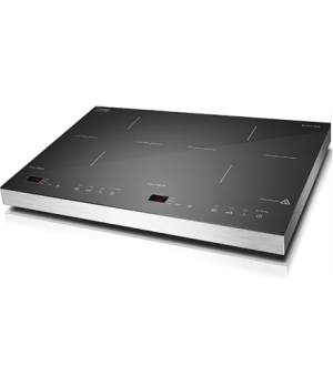 Caso | Free standing table hob | S-Line 3500 | Number of burners/cooking zones 2 | Sensor-Touch | Black | Induction