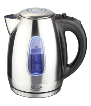 Adler | Kettle | AD 1223 | Standard | 2200 W | 1.7 L | Stainless steel | 360° rotational base | Stainless steel