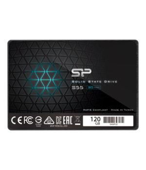 Silicon Power | Slim S55 | 120 GB | Solid-state drive interface SATA | Read speed 550 MB/s | Write speed 420 MB/s