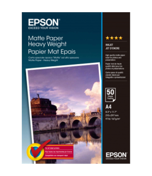 Matte Paper Heavy Weight, DIN A4, 167g/mÂ², 50 Sheets