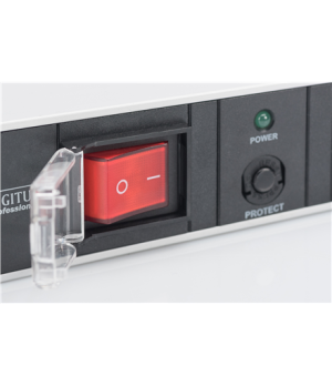 Digitus Aluminum outlet strip with overload protection | DN-95403 | Sockets quantity 7