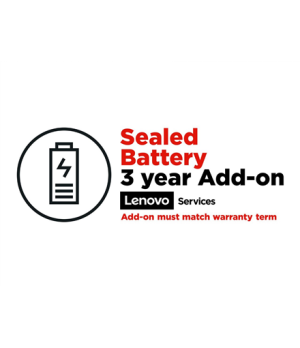 Lenovo | Warranty 3Y Sealed Battery Add On Replacement | 3 year(s)