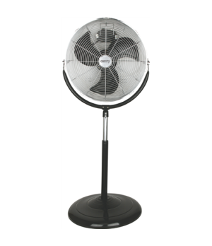 Camry | CR 7307 | Stand Fan | Black/Stainless steel | Diameter 45 cm | Number of speeds 3 | 180 W | No