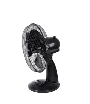 Mesko | Fan | MS 7309 | Table Fan | Black | Diameter 30 cm | Number of speeds 3 | Oscillation | 40 W | No