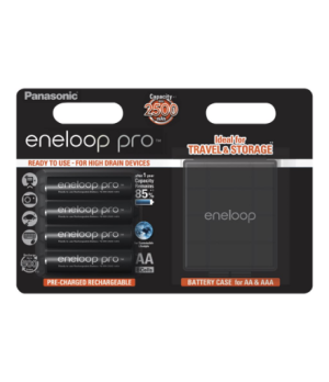 Panasonic | ENELOOP BK-3HCDEC4BE | AA | 2500 mAh | 4 pc(s)