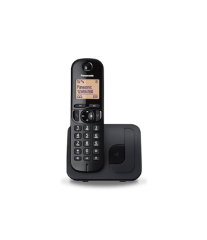 Panasonic | Cordless | KX-TGC210FXB | Built-in display | Caller ID | Black | Phonebook capacity 50 entries | Speakerphone