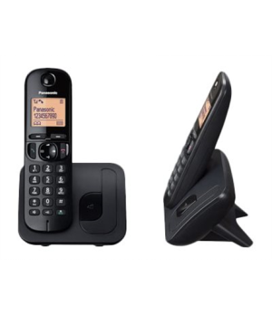 Panasonic | Cordless | KX-TGC212FXB | Built-in display | Caller ID | Black | Phonebook capacity 50 entries | Speakerphone