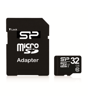Silicon Power | 32 GB | MicroSDHC | Flash memory class 10 | SD adapter