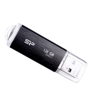 Silicon Power | USB 3.1 Flash Drive | Blaze B02 | 128 GB | USB 3.2 Gen 1/USB 3.1 Gen 1/USB 3.0/USB 2.0 | Black