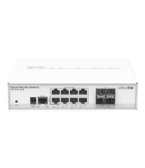 MikroTik | Switch | CRS112-8G-4S-IN | Managed L3 | Desktop | 1 Gbps (RJ-45) ports quantity 8 | SFP ports quantity 4 | 12 month(s