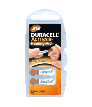 Duracell | A312/DA312/ZL312 | Zinc air cells | 6 pc(s)