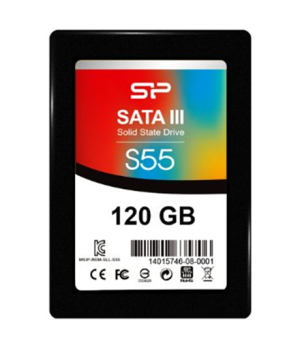 Silicon Power | Slim S55 | 120 GB | Solid-state drive interface SATA | Read speed 550 MB/s | Write speed 420 MB/s