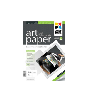 ART T-shirt transfer (dark) | 120 g/m² | A4 | A4 | Photo Paper