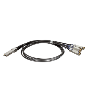 D-Link | DEM-CB100QXS-4XS | QSFP+ | Copper | Direct Attach Cable | 10/100/1000/40000 Mbit/s | Maximum transfer distance 1 m | Tw