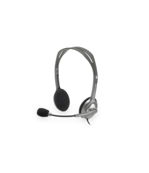 Logitech | Stereo headset | H111 | On-Ear Built-in microphone | 3.5 mm | Grey