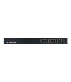 Ubiquiti | EdgeSwitch | ES-16-150W | Web managed | Rackmountable | 1 Gbps (RJ-45) ports quantity 16 | SFP ports quantity 2 | 12 