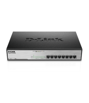 D-Link | Switch | DGS-1008MP | Unmanaged | Rack mountable | 1 Gbps (RJ-45) ports quantity 8 | PoE ports quantity 8 | Power suppl