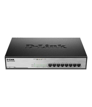 D-Link | Switch | DGS-1008MP | Unmanaged | Rack mountable | 1 Gbps (RJ-45) ports quantity 8 | PoE ports quantity 8 | Power suppl