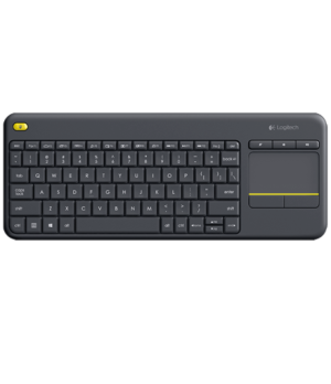 Logitech | K400 Plus | Keyboard with Trackpad | Wireless | NL | Black | USB port | 380 g