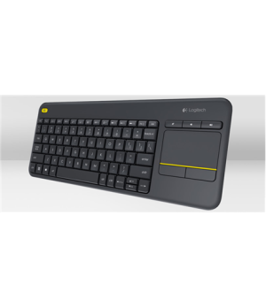 Logitech | K400 Plus | Keyboard with Trackpad | Wireless | NL | Black | USB port | 380 g