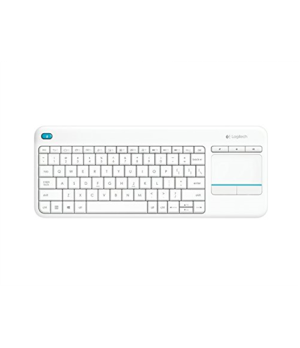 Logitech K400 Plus Keyboard with Trackpad Wireless NL USB port White 380 g